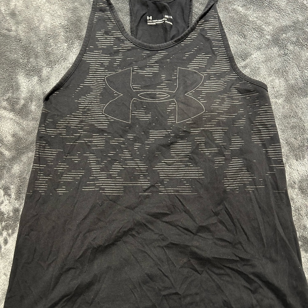Under Armour Black Patterned Tank Top